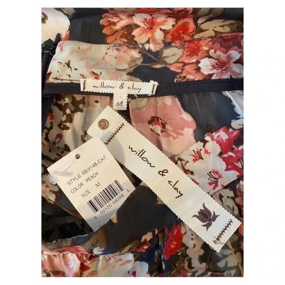 FLORAL Willow & Clay skirt Size Medium - Picture 6 of 10